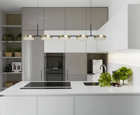 Подвесной светильник DeMarkt Гэлэкси 632017405 (LED, 220V, пульт управления, на проводе)