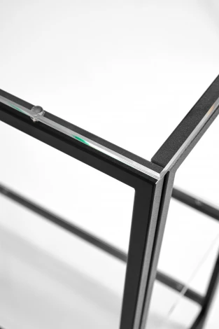 Консольный стол AllConsoles 1011-CB clear черный муар