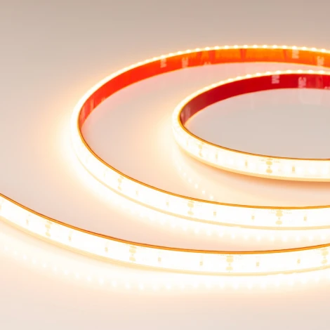 Светодиодная лента герметичная RTW-PFS-A140-12mm 48V Warm2400 (12 W/m, IP68, 20m) (Arlight) 057303