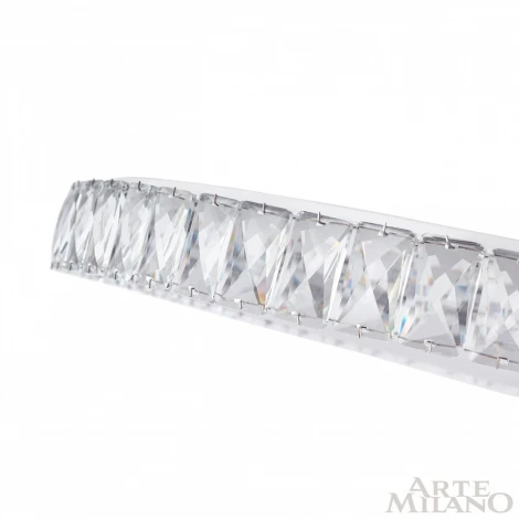 Потолочный светильник круглый Arte Milano 310122/D300 NI (регулировка яркости, LED, 220V, пульт управления, круглые)