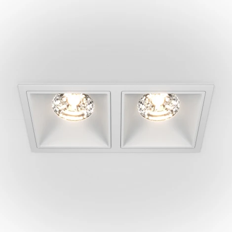 Встраиваемый светильник Alfa LED 4000K 2x15Вт 36° Maytoni Technical DL043-02-15W4K-SQ-W (220V)