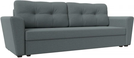 Диван прямой Амстердам Лайт (Серый/Рогожка) Лига Диванов арт.121134