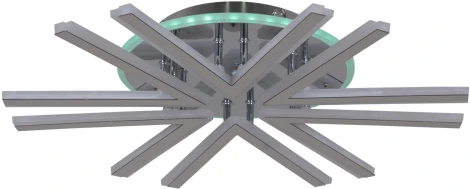 Потолочная люстра светодиодная на штанге с пультом Reluce 09824-3.3-06C CR (RGB) (220V)