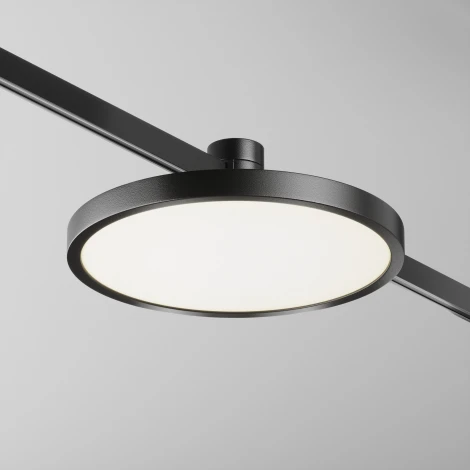 Трековый светильник магнитный 4000K 10Вт Maytoni Plato TR153-1-10W4K-B (LED, 24V, круглые)