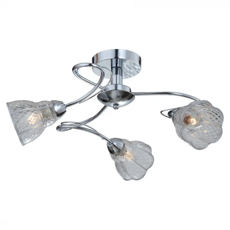 Потолочная люстра IDLamp Clairette 866/3PF-Chrome