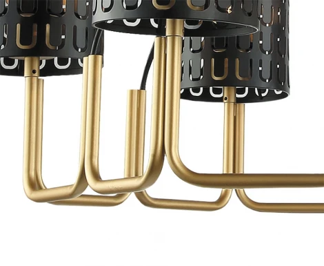 Потолочная люстра Lumien Hall Ноэль 4005/6P-GD-BK