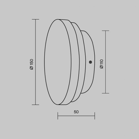Настенный светильник светодиодный Maytoni Basic Texture MOD461WL-L5BGK