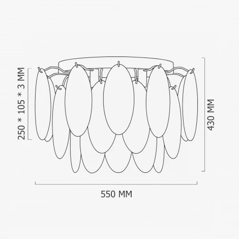 Потолочная люстра ImperiumLoft ESKIMOS 11005 ImperiumLoft Cld_11005 (289867-87)