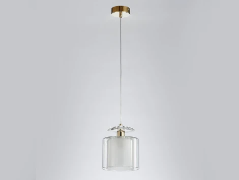 Подвесной светильник Newport 4400 4401/S gold (220V, на проводе, круглые)