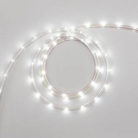 Светодиодная лента LTC Герметичная Белая 220В, SMD2835, 24LED/м, 6000К, IP65, Бухта 100м Laitcom NL-H1-2W