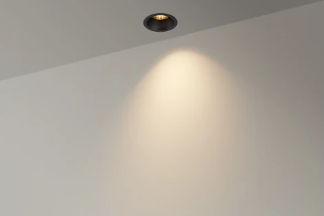Точечный встраиваемый светильник Arte Lamp Ducre A8093PL-1BK (220V, круглые)