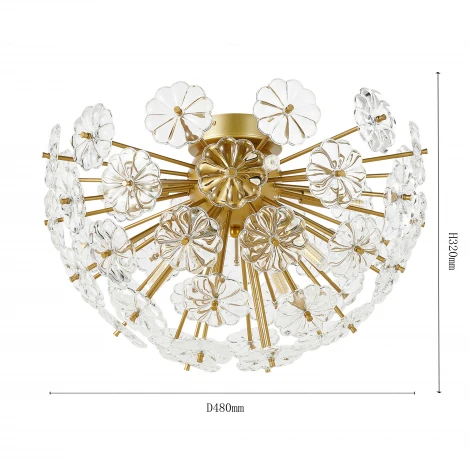 Потолочная люстра Favourite Pienene 2620-8U