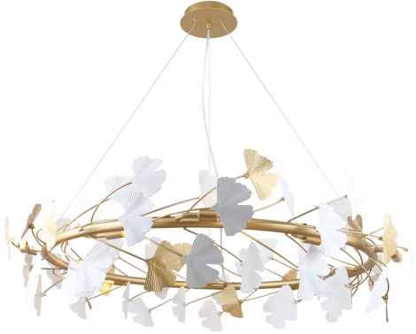 Подвесная люстра Favourite Ginkoa 4080-10P (220V, на тросе, листья)
