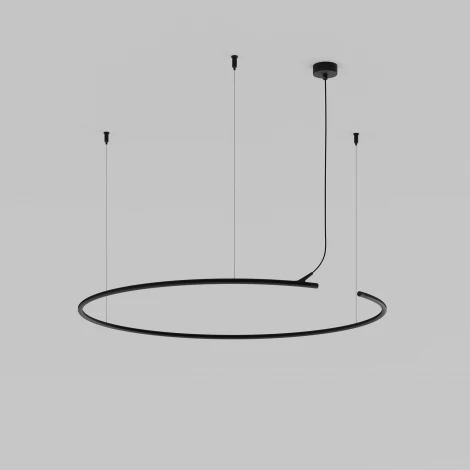 Шинопровод модульный низковольтный подвесной круглый D800мм горизонтальный 24V Maytoni Technical Busbar trunkings Arity TRX233-RH-D800-B