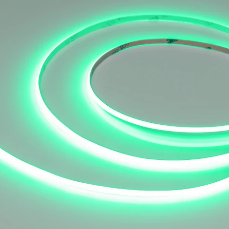 Светодиодная лента COB-X480-4mm 24V Green (4 W/m, IP20, 5m) (Arlight) 046906