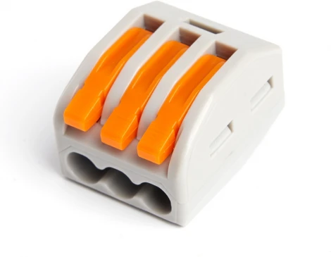 Клемма рычажковая 3-х проводная Stekker 39867