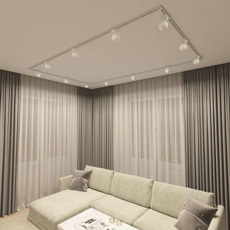 Трековый светильник однофазный Denkirs Omra DK6070-WH