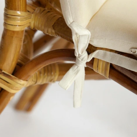 Комплект террасный AKIRA /с подушкой/ Natural (натуральный) (skin rattan eco)