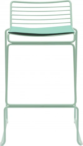 Стул полубарный Danny зеленый с подушкой Stool Group (арт.УТ000038989)