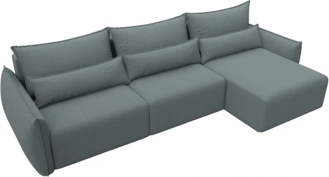 Диван угловой Лига-051 НПБ Лонг угол универсальный Лига Диванов (Рогожка) арт.128661