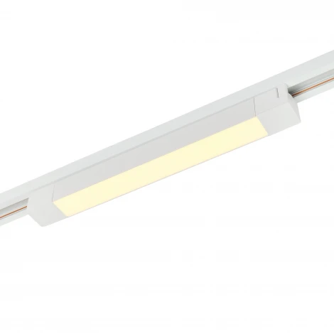 Трековый однофазный светодиодный светильник 16W 220V MyFar Лайнс MT0110-16W3K-W