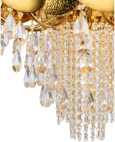 Подвесная люстра Natali Kovaltseva Valencia 91009/12C GOLD
