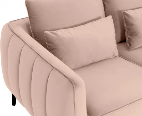 Диван Amsterdam двухместный ОГОГО (арт.701173), (Ткань/Бежевый)