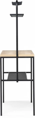 Барный стол Woodville Нари 120х50х171 делано / черный матовый арт.607977