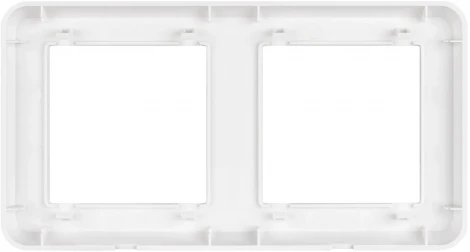 Рамка пластиковая FRM-VERSA-PL-2-WH (Arlight) 043776