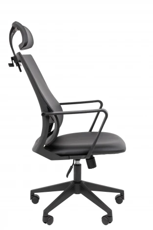 Офисное кресло Chairman 545 Россия экокожа черный