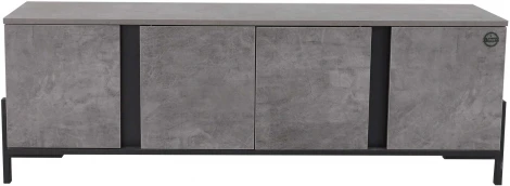 Ивару НЕКСТ - 1 тумба ТВ Камень темный, Черный