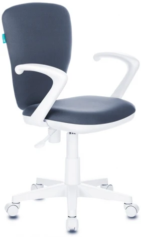 Кресло детское Бюрократ KD-W10AXSN серый 26-25 крестовина пластик пластик белый