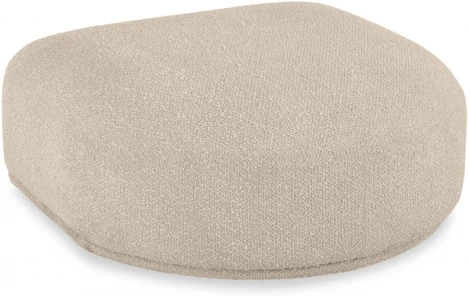 Пуф торцевой Fabro ОГОГО (арт.856685), (Ткань,Букле/Бежевый)