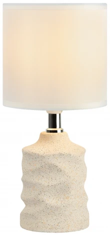 Настольная лампа Rivoli Marian 7549-502 1 х Е14 40 Вт керамика бежевая с абажуром