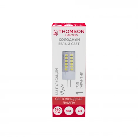 Лампочка светодиодная прозрачная кукуруза G4 4W Thomson G4 TH-B4227