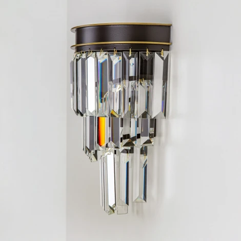 Настенный светильник каскадный Citilux Мартин CL332431 (220V, хрусталь)