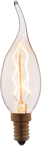 лампочка накаливания Эдисона на ветру E14 60W 2400-2800K Loft It Edison Bulb 3560-TW