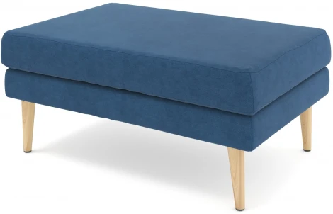 Банкетка Arsko Корс 1 синий велюр