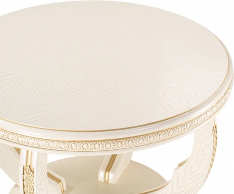 Журнальный стол Луис Woodville (Массив бука,Шпон/Золотой) арт.618721