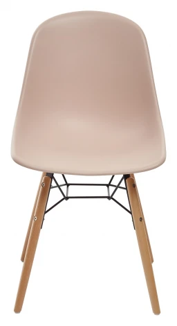 Обеденный стул M-City BONNIE 292-DPP розовый с деревянными ножками