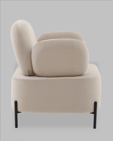 Кресло Кэнди велюр бежевый Stool Group арт.УТ000041757