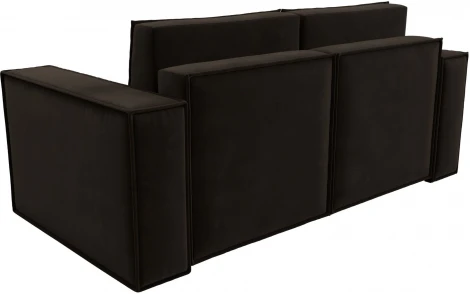 Диван прямой Куба мини (Коричневый/Микровельвет) Лига Диванов арт.121881