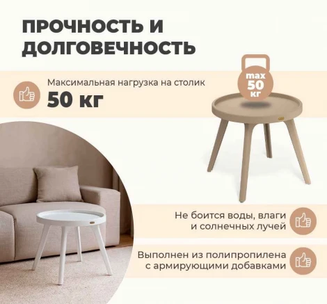 Столик журнальный Sheffilton SHT-CT97 капучино 7500237702