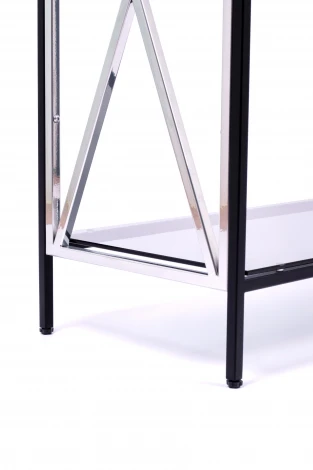 Консольный стол AllConsoles 1033-CB_S grey черный муар, серебряный