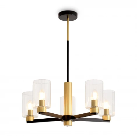 Потолочная люстра на штанге Freya Ombre FR2051CL-05BBS