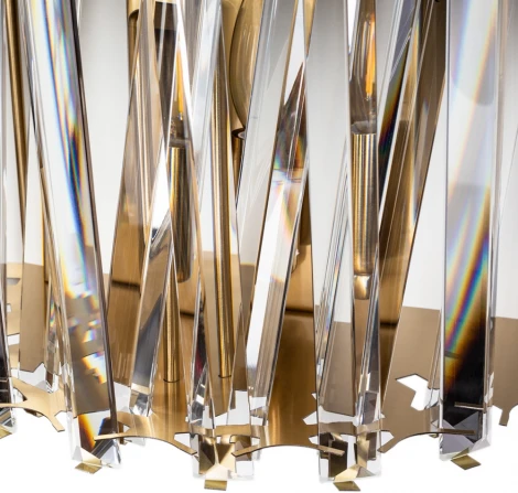 Бра Divinare Bivara 7567/18 AP-2 (220V, хрусталь)