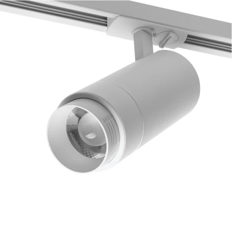 Трековый светодиодный светильник однофазный Wolta WTL-25W/02W 220V 25Вт 4000К IP20 белый