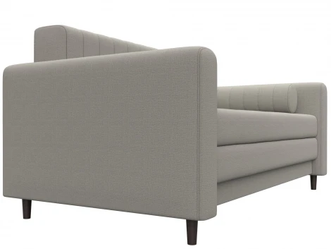 Диван прямой Лига-070 (ЛДСП,Брус,Фанера/Дерево/Рогожка/Бежевый) Лига Диванов 129645