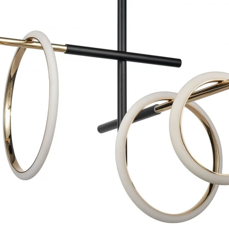 Потолочная люстра на штанге Vele Luce Bellezza 10038 VL7262L04 (LED, 220V, кольцо)