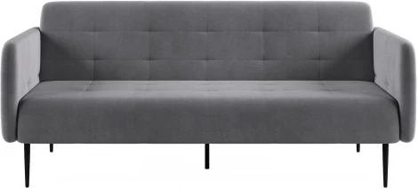 Monaco диван-кровать прямой с подлокотниками, трехместный, бархат 03 Top Concept арт.14091